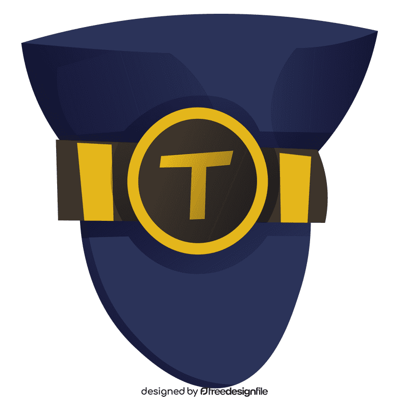 Taxi driver hat clipart
