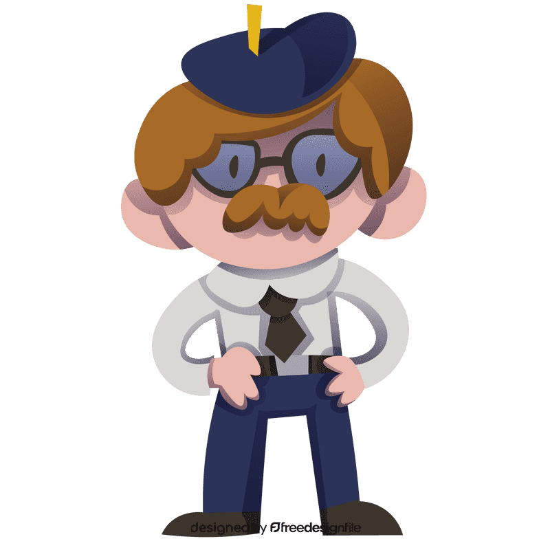 Taxi driver clipart
