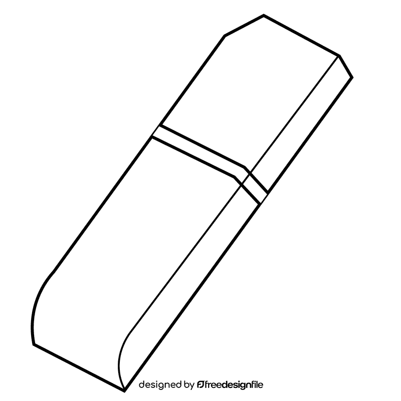 Teacher eraser black and white clipart