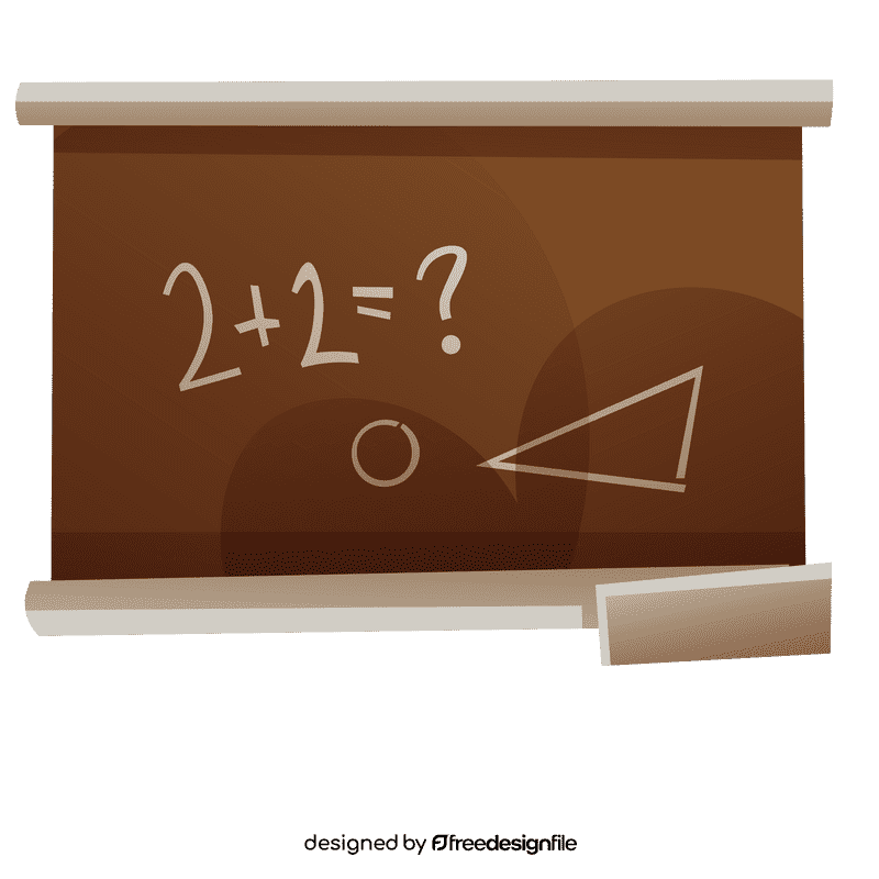 Teacher blackboard clipart