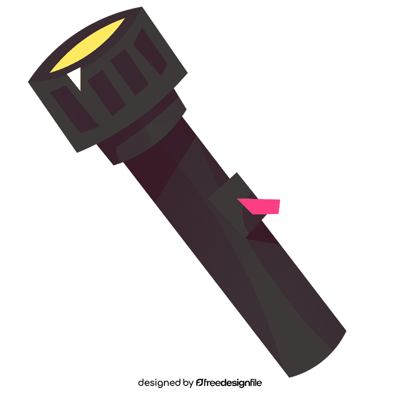 Thief flashlight clipart