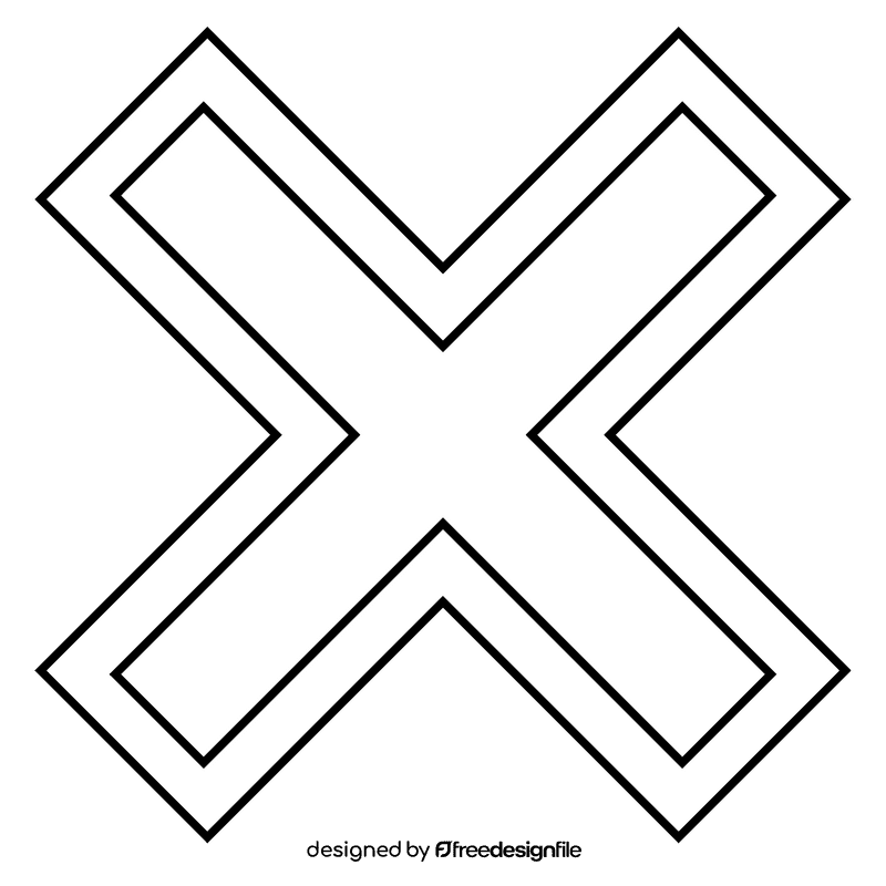 Train driver stop black and white clipart