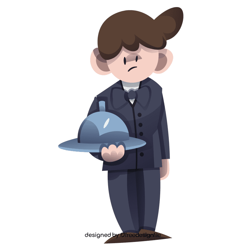 Waiter clipart