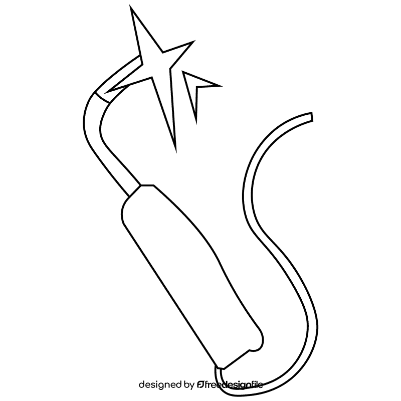 Welder welding machine black and white clipart