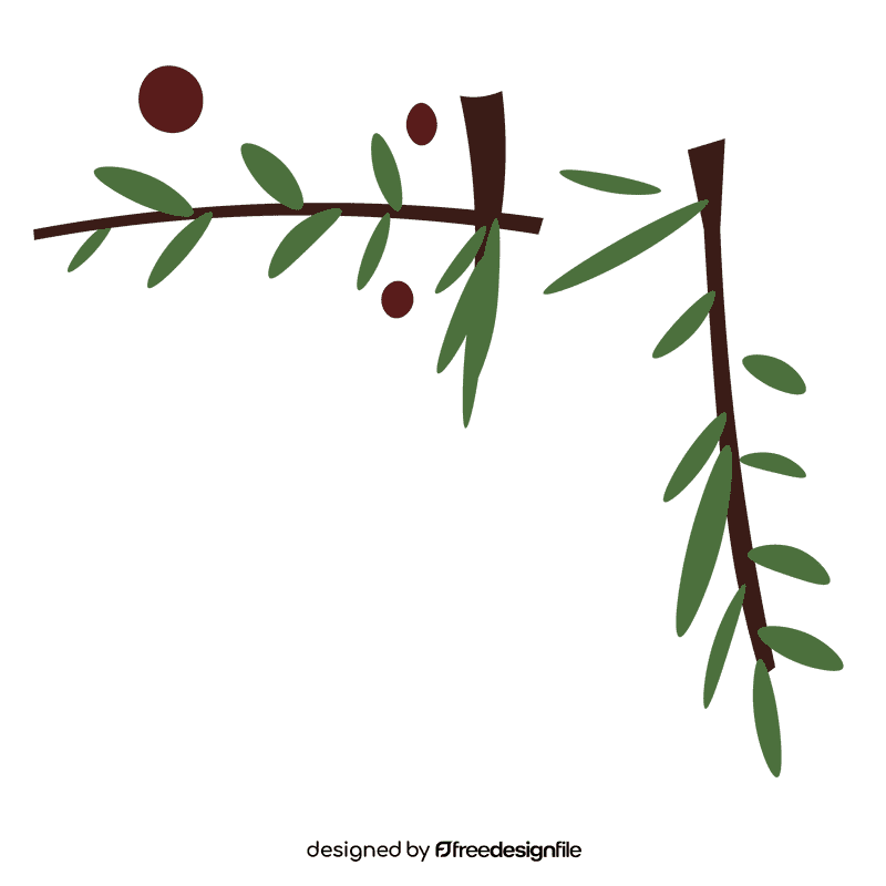 Tree branch clipart