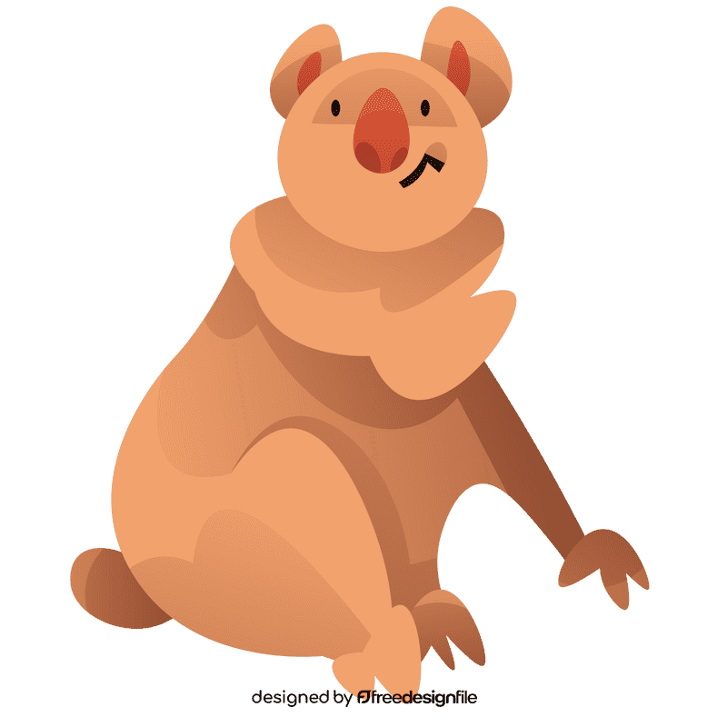 Australian koala clipart