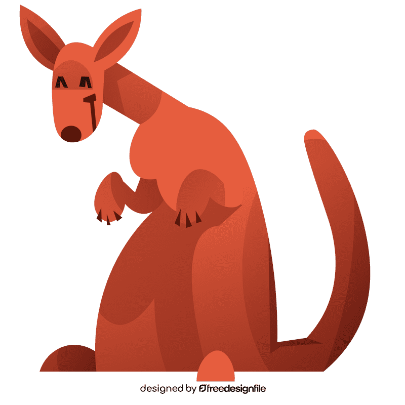 Australian kangaroo clipart