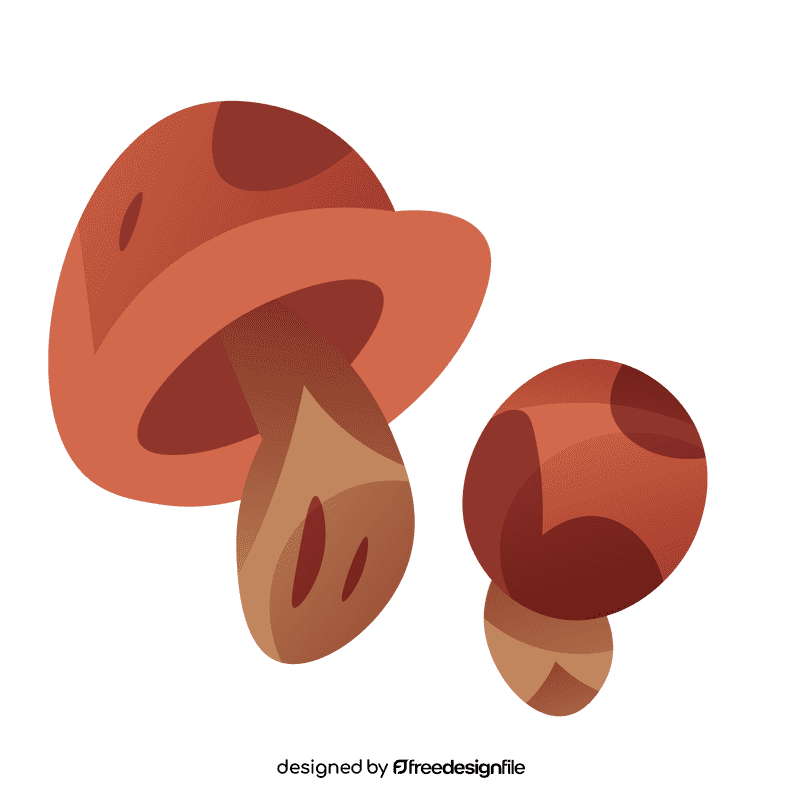 Autumn mushroom clipart