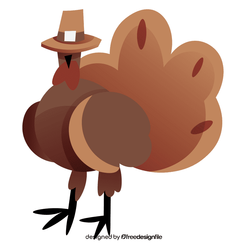 Autumn turkey clipart