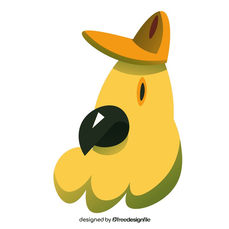 Beach parrot clipart