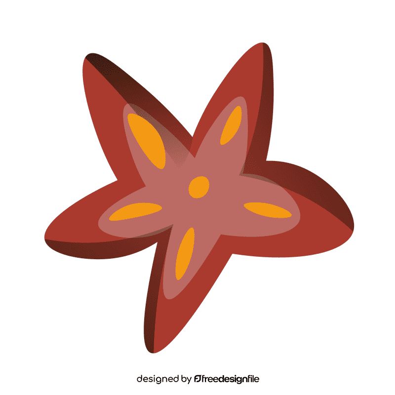 Beach starfish clipart