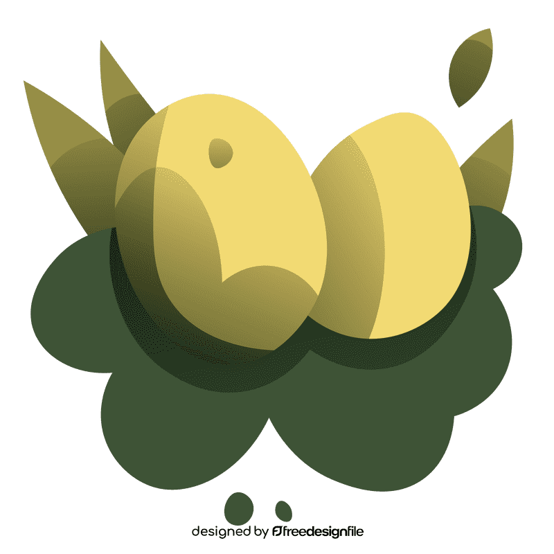 Birds eggs clipart