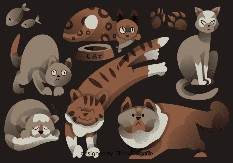 Cats vector