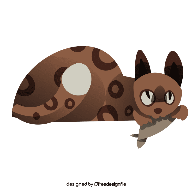 Cats eat clipart