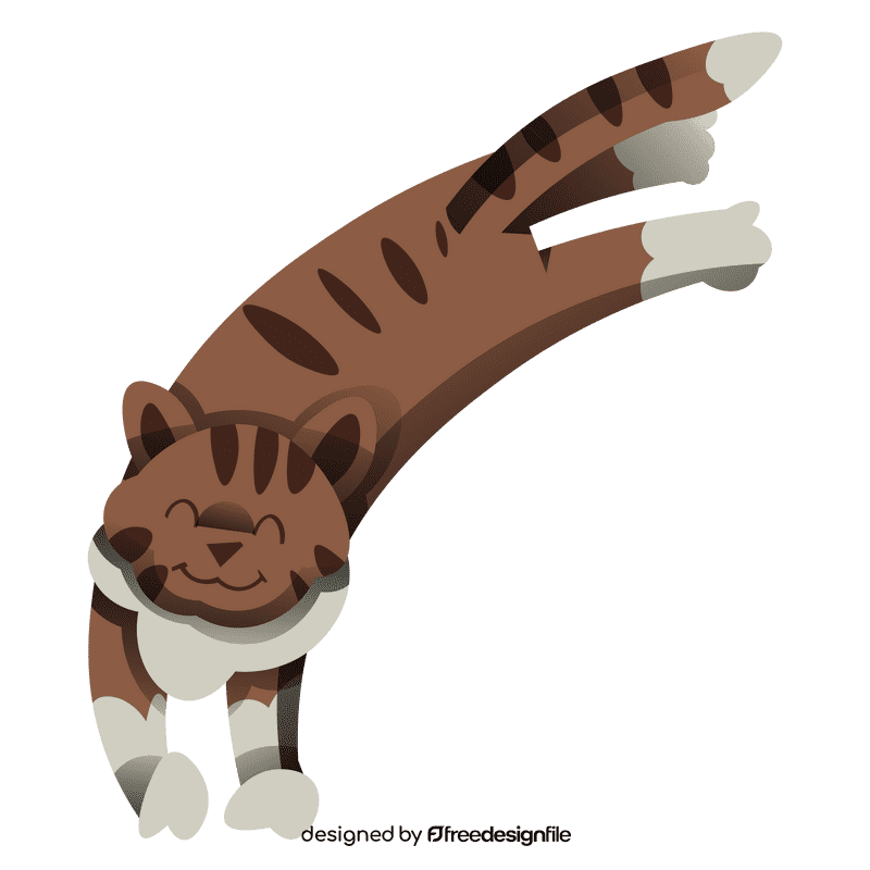 Cats playful clipart