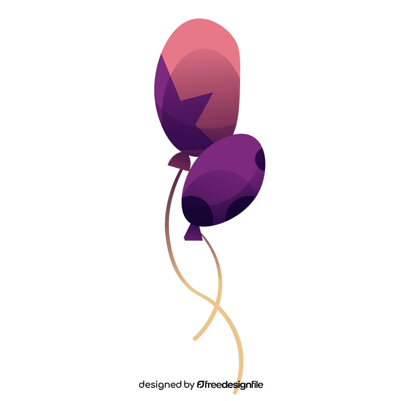 Circus balloons clipart