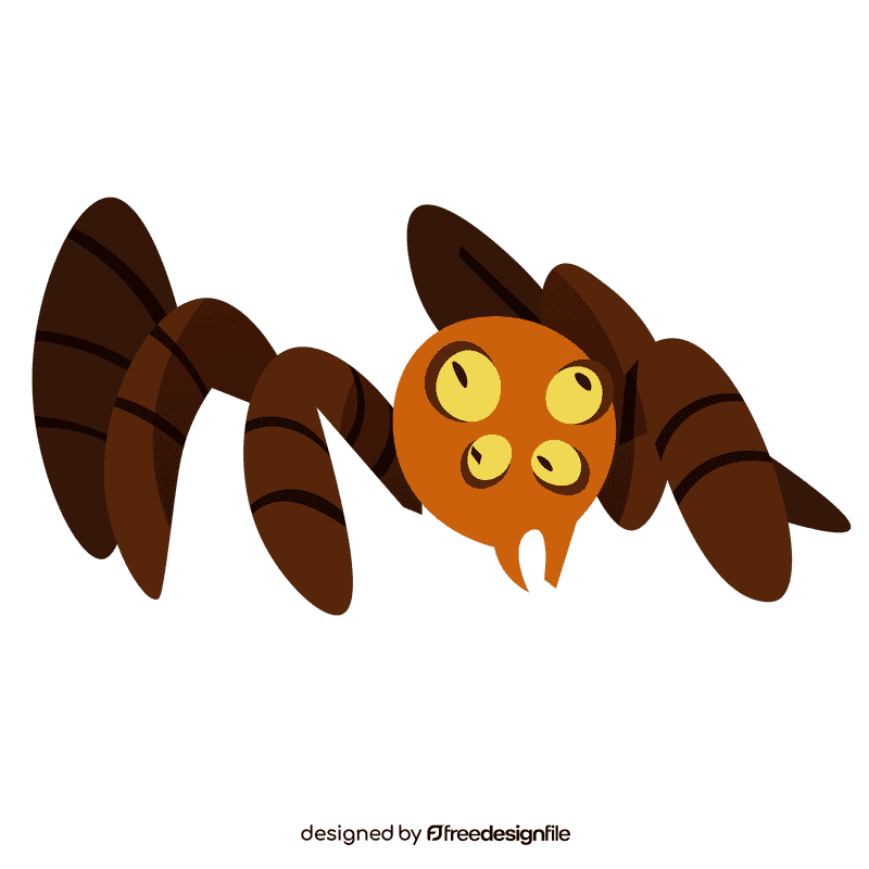 Desert spider clipart