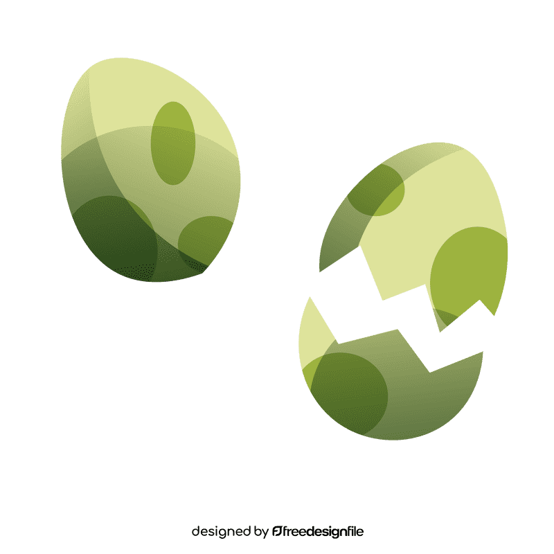 Dinosaurs eggs clipart
