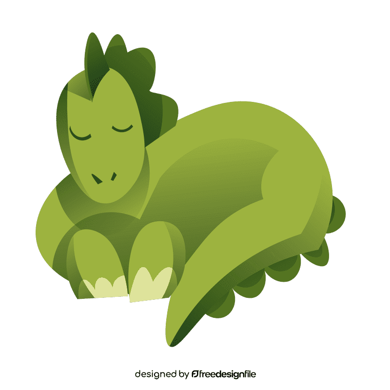Dinosaurs sleep clipart