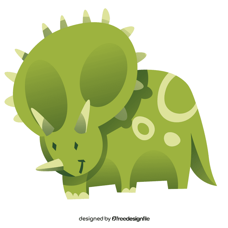 Dinosaurs triceratops clipart