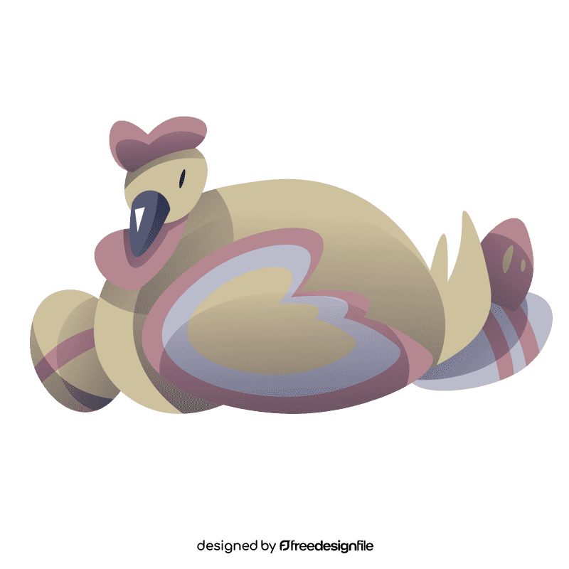 Easter chicken clipart