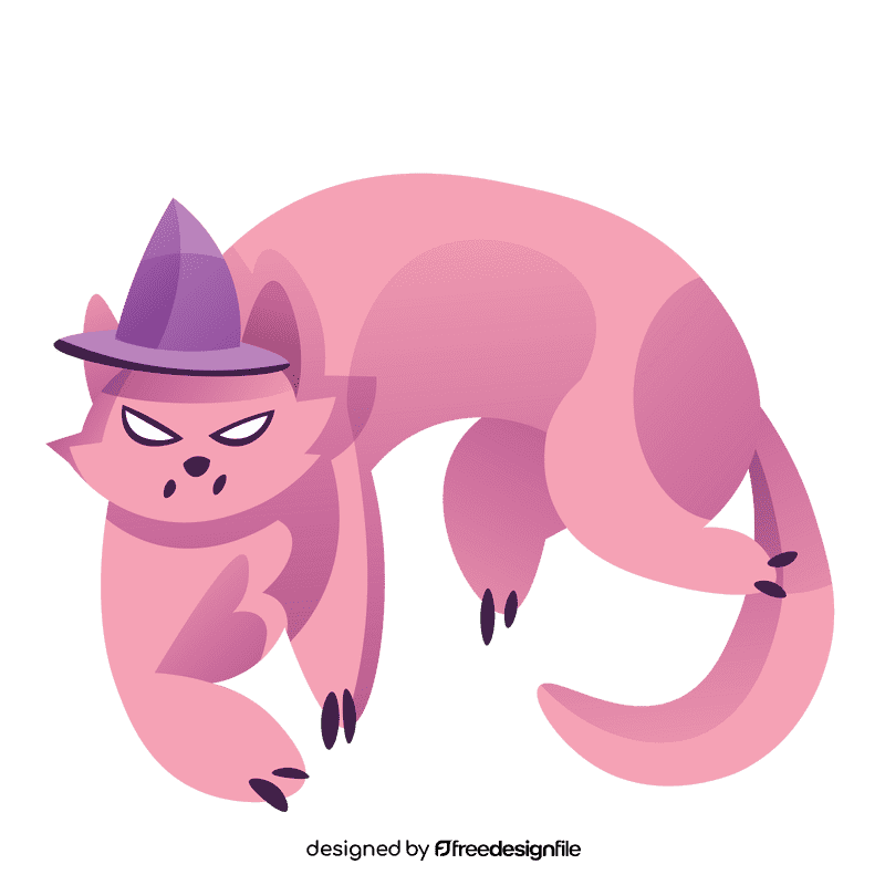Fairytale cat clipart