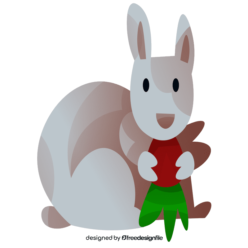 Farm rabbit clipart
