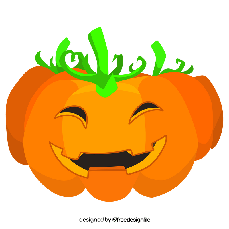 Halloween pumpkin cartoon clipart