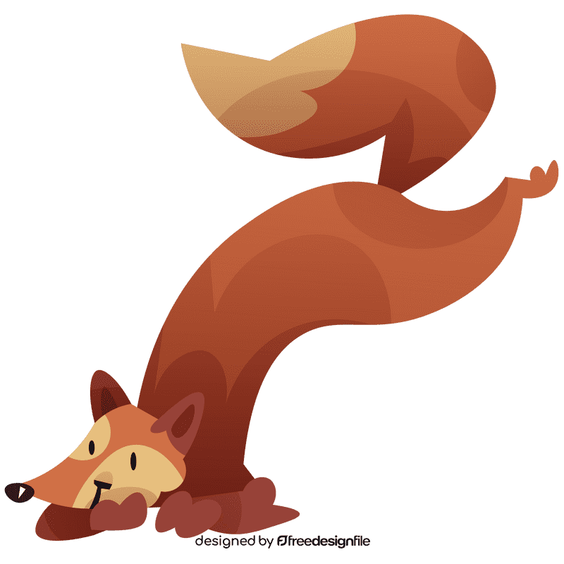 Forest fox clipart