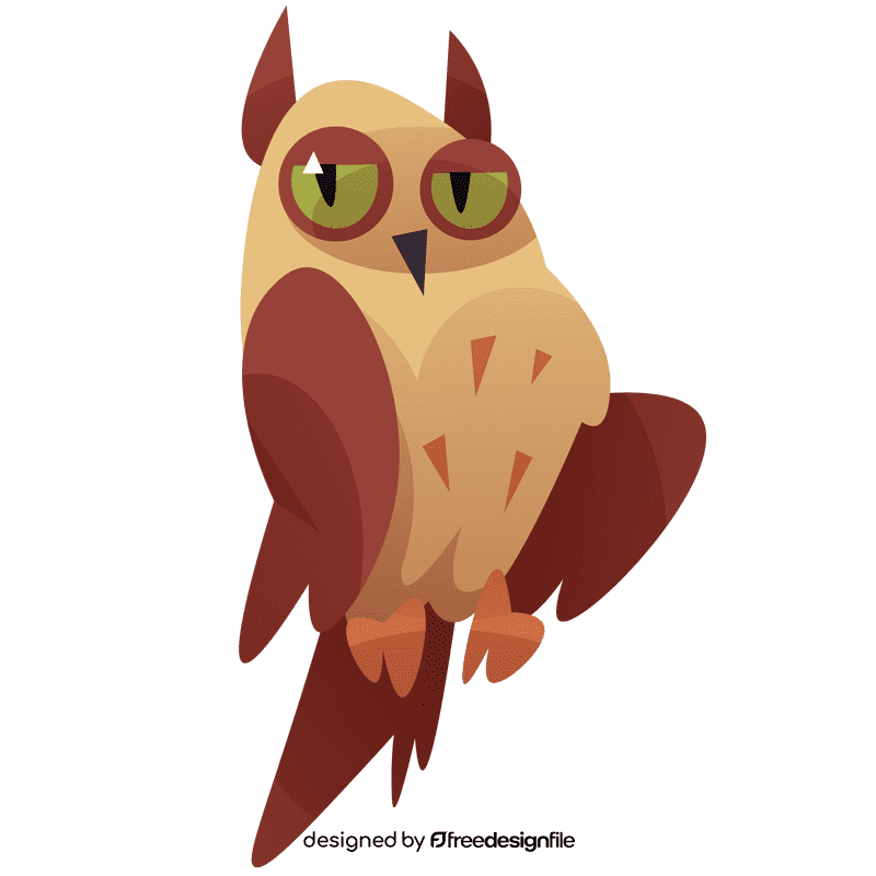 Forest owl clipart