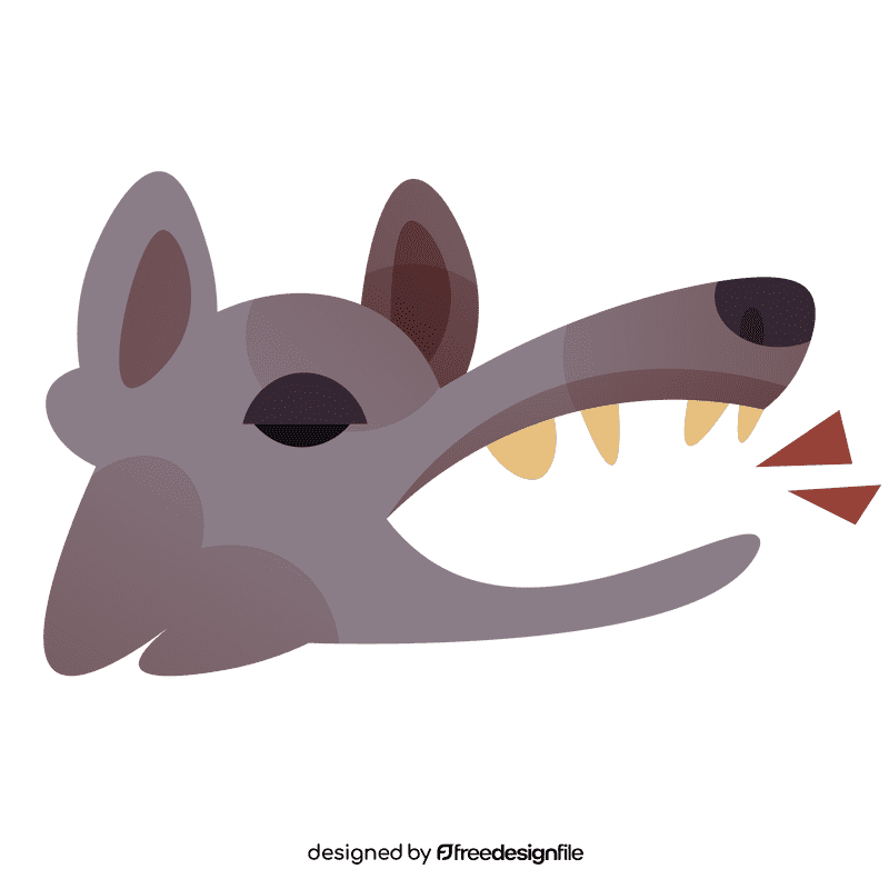 Forest wolf clipart