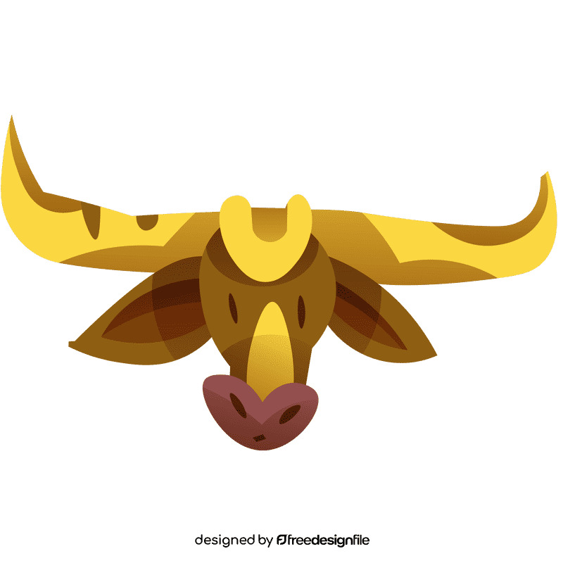 India buffalo clipart
