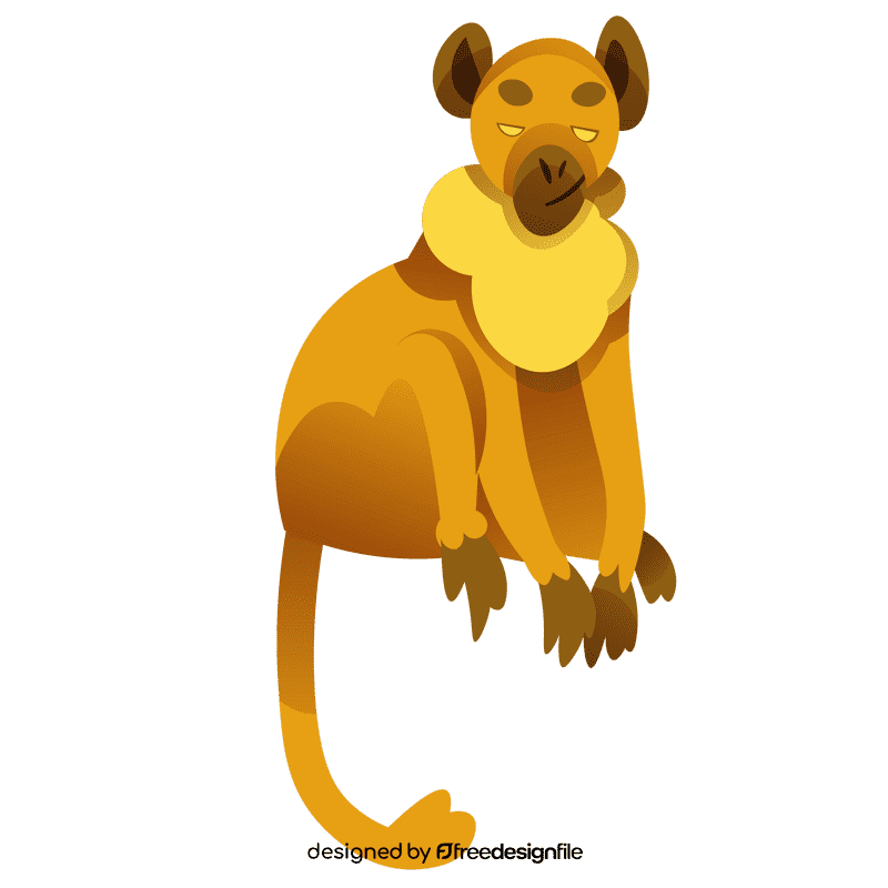 India monkey clipart
