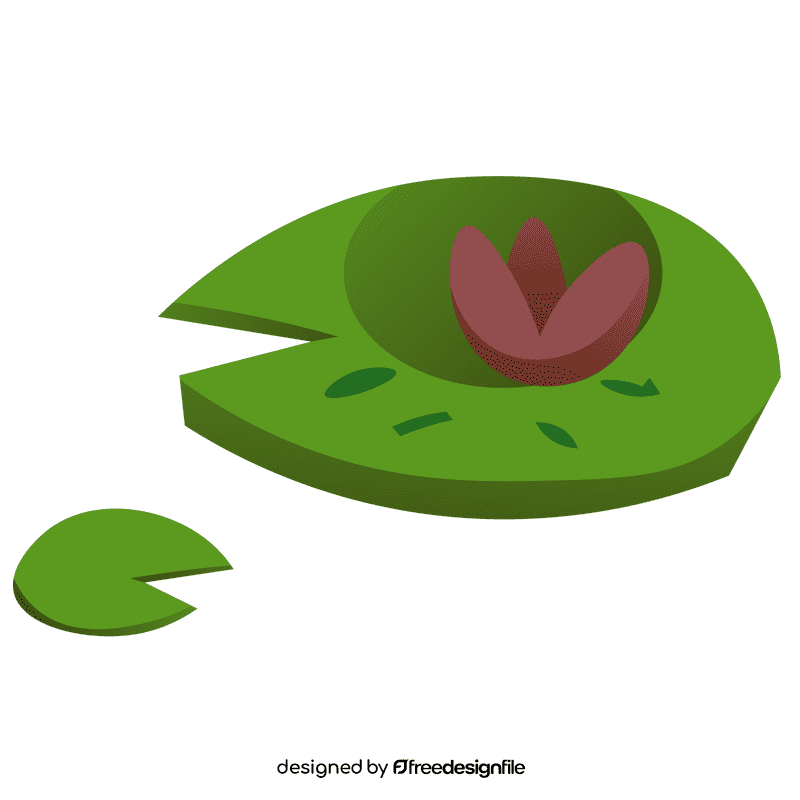 India waterlily clipart