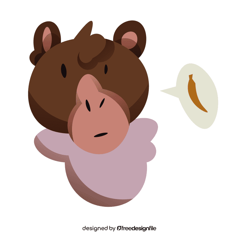 Jungle monkey clipart