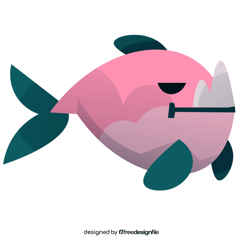 Ocean piranha clipart