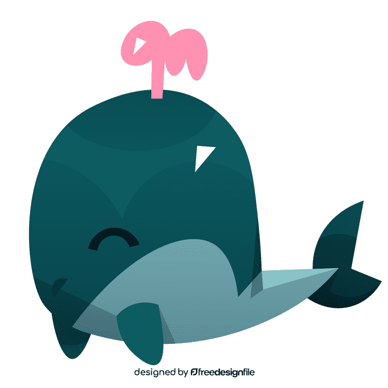 Ocean whale clipart