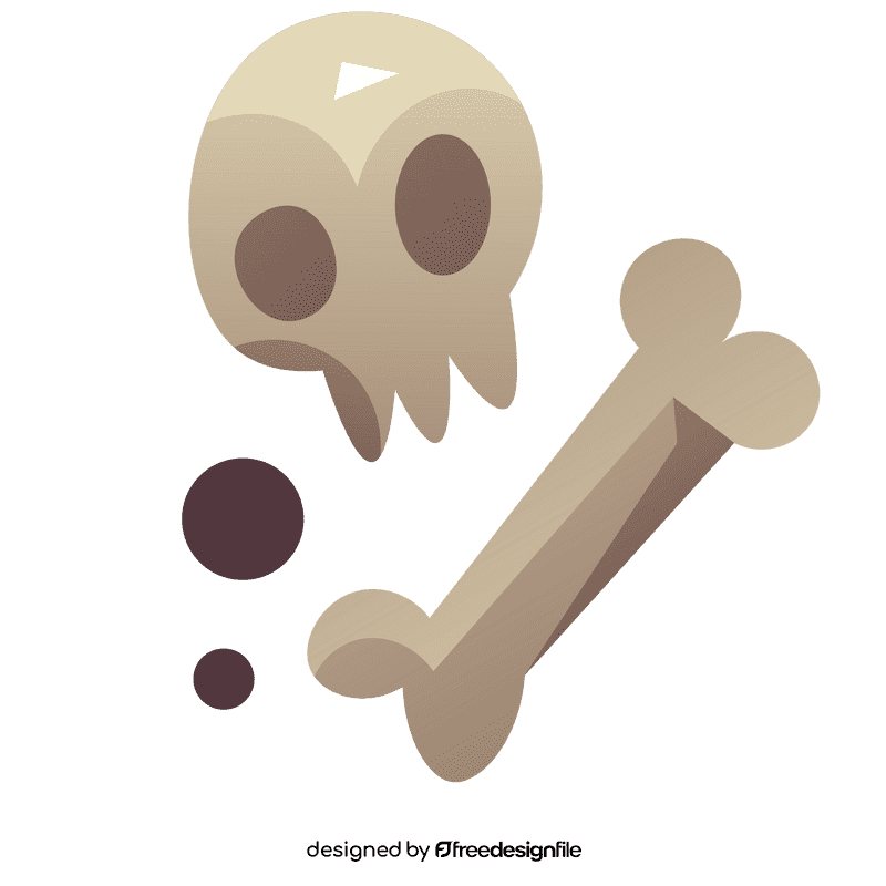 Prehistoric bones clipart