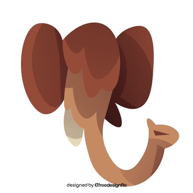 Prehistoric mammoth clipart