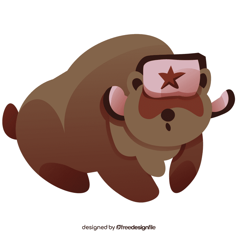 Russia bear clipart