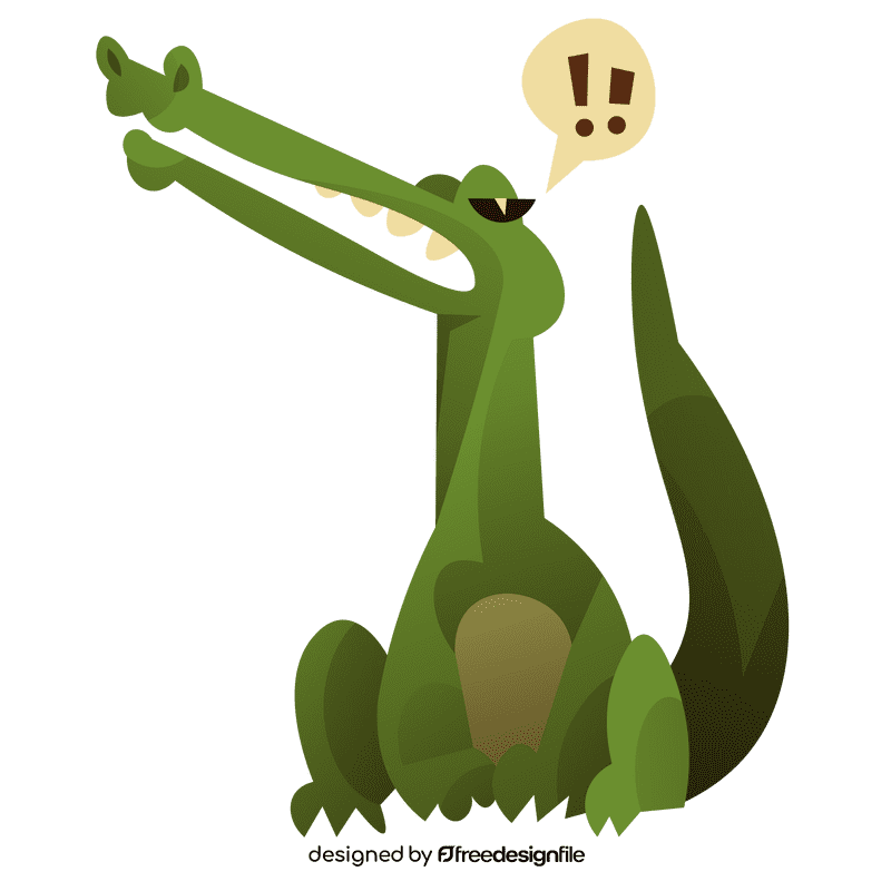 Safari croco clipart