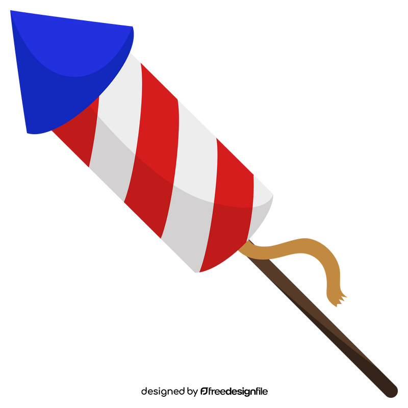 Happy independence day fireworks clipart
