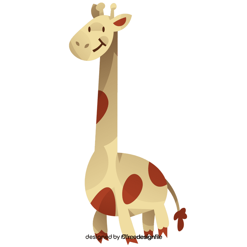 Safari giraffe clipart