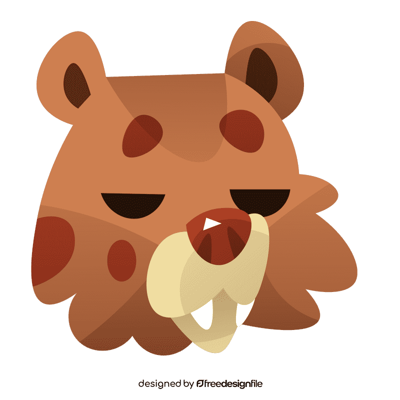 Safari leopard clipart