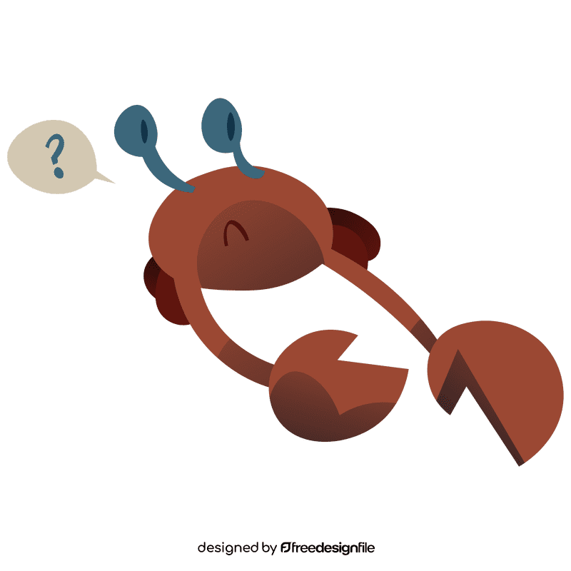 Crab clipart