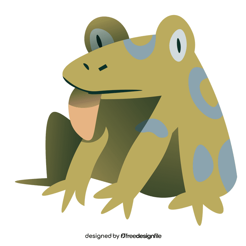 South america frog clipart