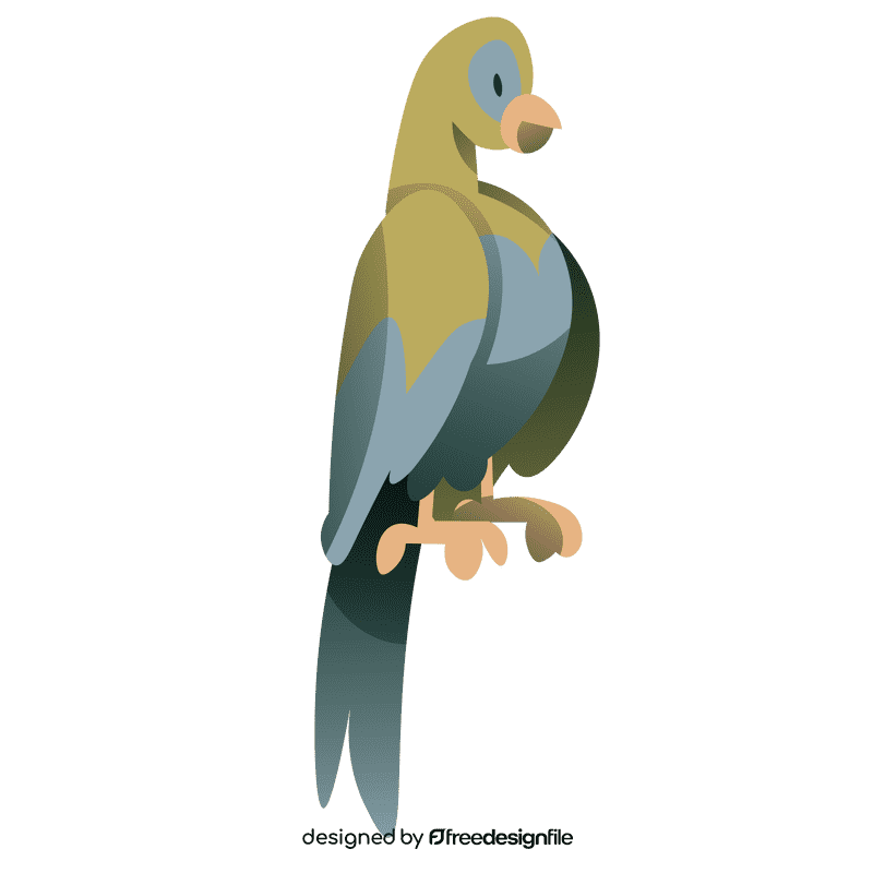 South america parrot clipart