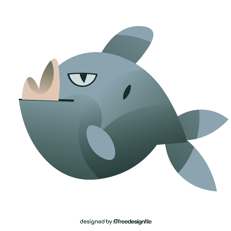 South america piranha clipart