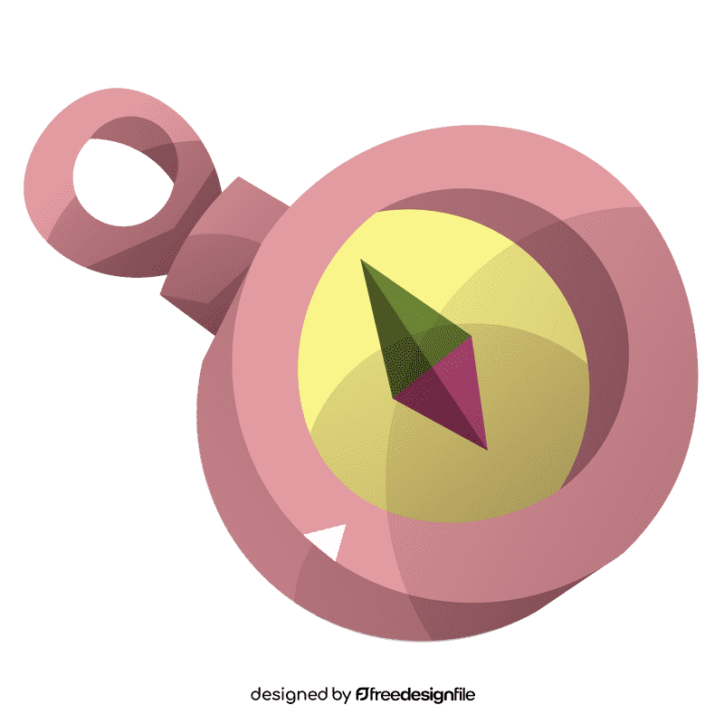 Travel compass clipart