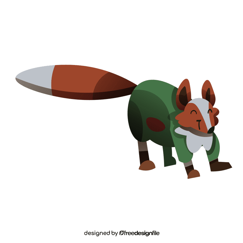 Winter fox clipart Winter fox clipart